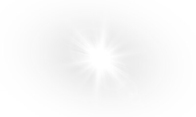 Wall Mural - png light with sun glare. overlay sun, sunrays, and glare in png format. gold flare and glare. png s