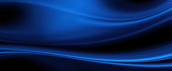 Wall Mural - Abstract black to blue gradient background, seamless texture, fade, mystery
