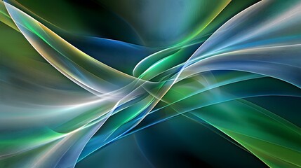 Wall Mural - abstract design with flowing, vibrant colors.