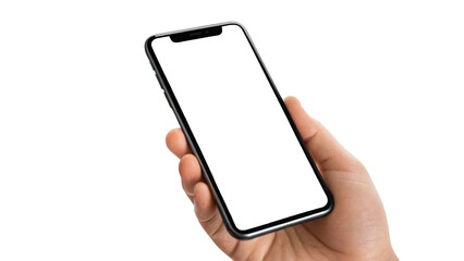 mobile smartphone tablet white color isolate background touchscreen front view mockup empty smartpho