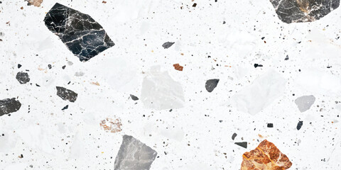 Poster - Terrazzo marble texture design used to be home interior exterior wallpaper background decoration design.   terrazzo flooring texture polished stone pattern old surface marble for background.