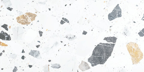 Poster - Terrazzo marble texture design used to be home interior exterior wallpaper background decoration design.   terrazzo flooring texture polished stone pattern old surface marble for background.