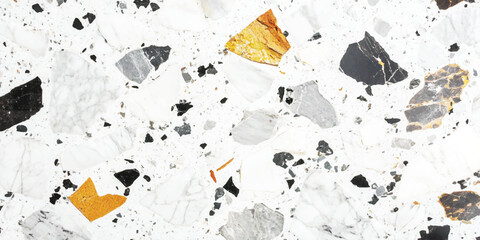 Poster - Terrazzo marble texture design used to be home interior exterior wallpaper background decoration design.   terrazzo flooring texture polished stone pattern old surface marble for background.