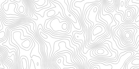 Canvas Print - abstract topographic map background with wave line, topographic wavy pattern design, geographic moun