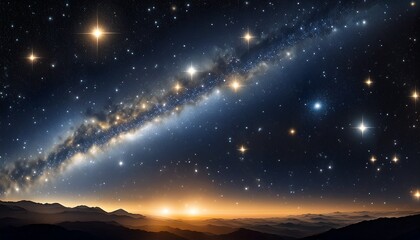 stars and galaxy outer space sky night universe black starry background of shiny starfield