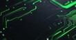 © Panithi - Futuristic Green Circuit Board Pattern with Electronic Design Elements