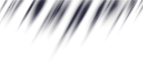 Wall Mural - black and white halftone background. abstract illustration of round particles. the dots form shapele