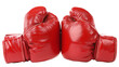 © Dori Bundles - a pair of red boxing gloves on a white background