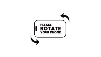 Please rotate your phone orientation. Rotate your screen for better experience. This video is horizontal. Smartphone Rotate Design.