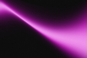 Aufkleber - Abstract purple glowing light beam on black background.