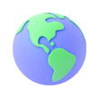© Rawpixel.com - PNG A green blue earth sphere planet globe.