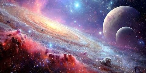 Wall Mural - cosmic nebulae galaxy universe space