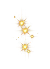 Wall Mural - png a vector glowing gold light effect lights background lighting.