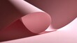 © CLOVER BACKGROUND - Soft Pink Paper Folded Elegantly on Matching Pink Surface