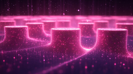 Futuristic holographic buttons float in a digital space, symbolizing seamless human interaction, control, and decision-making in advanced virtual networks and smart technology environments.

