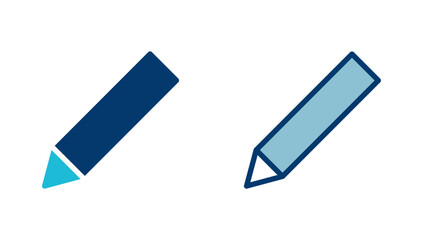 Poster - pencil icon vector isolated on white background. pencil vector icon