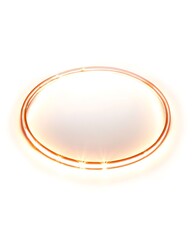 Wall Mural - Gold colored circle with a white background
