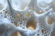 © Muhammad - Close-up view of porous bone structure.