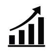 © freevectora - bar chart up icon vector illustration
