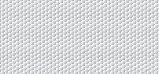Poster - Light grey seamless vector hexagonal pattern background. hexagon geometric pattern. seamless hex background
