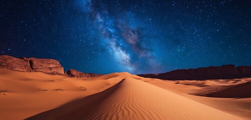 Wall Mural - sand dunes in the sahara