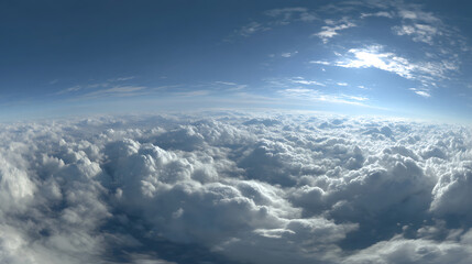 Aufkleber - Above the clouds, hdri, equirectangular projection, spherical panorama