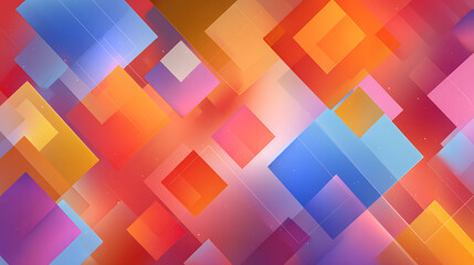 Aufkleber - Colorful abstract background wallpaper with geometric structures in clashing colors