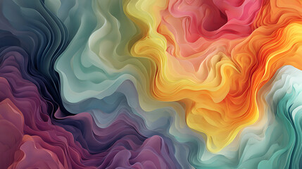 Aufkleber - Colorful abstract organic background wallpaper design