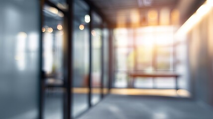 Dynamic office space modern workplace blurred background professional environment contemporary design