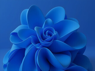 Wall Mural - blue technology abstract photon big data network creative illustration