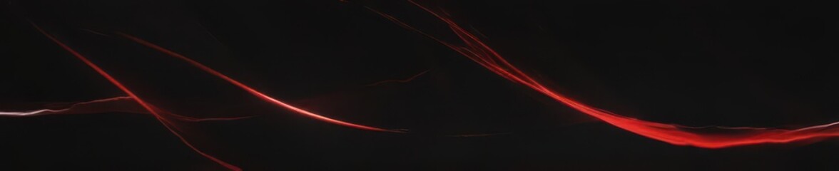 Wall Mural - Abstract red and white light streaks across dark void , cosmic, illustration