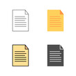 © JM Graphics - Sheet Vector Icon