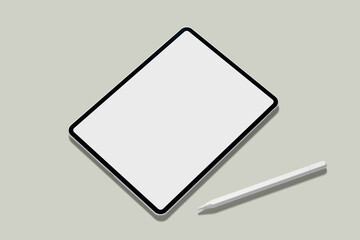 Wall Mural - realistic tablet mockup blank mockup