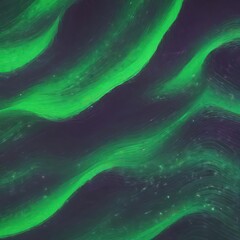Wall Mural - abstract neon green wave pattern, vibrant gradients , motion, wallpaper