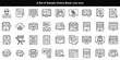 © Abidajahan - Online Book Icon Vector Set, E-book Digital Reading Graphics