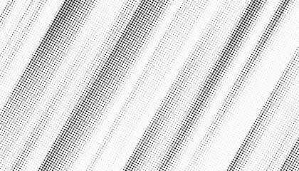 Aufkleber - Grunge halftone gradient texture. Faded grit noise background. Sandy gritty wallpaper. Retro pixelated backdrop. Black and white anime or manga comic overlay. Vector graphic design textured halftone