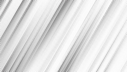 Fototapete - Grunge halftone gradient texture. Faded grit noise background. Sandy gritty wallpaper. Retro pixelated backdrop. Black and white anime or manga comic overlay. Vector graphic design textured halftone