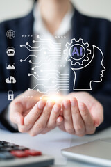 artificial intelligence technology ai digital innovation image generation chatbot business dashboard