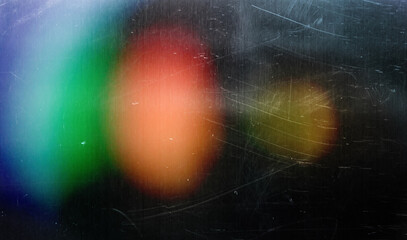 Wall Mural - background of retro film overly, image with scratch, dust and light leaks; great for overlay in phot