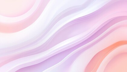 Fototapete - Abstract Wavy Gradient Background Texture in Pastel Pink Purple and White Color with Smooth Lines for Modern Design Template Backdrop