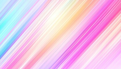 Aufkleber - Vibrant Abstract Background with Diagonal Stripes in Pastel Pink Blue and Yellow Colors for Modern Design and Creative Art Projects Perfect for Digital Decoration