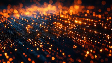 Wall Mural - abstract 3d rendered image of quantum computing and technology, minimalistic background with copy sp
