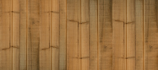 Leinwandbilder - old brown rustic wooden boards texture - wood background panorama banner