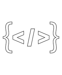code outline icon