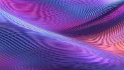 Wall Mural - abstract waves of purple, blue, and pink lines create a vibrant, flowing digital background.