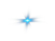 © Orange Sky - A Radiant Glowing Star with a Warm Blue Light Perfectly Designed for Various Digital Creations and Artworks