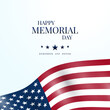 © King Designz - Happy memorial day USA. American flag. Memorial Day - Remember and Honor Poster. Usa memorial day celebration. American national holiday.