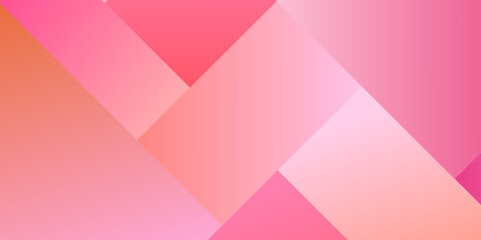 Wall Mural - Minimal geometric background. geometry flat composition background with light pink tone gradient rectangle design vector background. Trendy geometric background. Light stripes lines pattern textures.