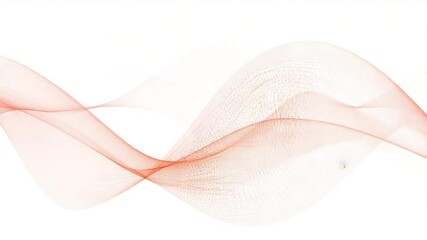 Wall Mural - minimalist gradient wave motion