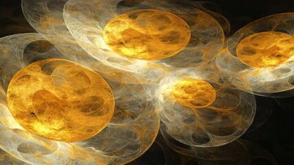 Wall Mural - a vibrant bunch of glossy yellow spheres arranged neatly on a soft surface for artistic display
